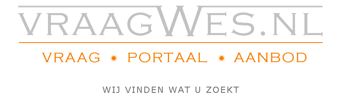 Logo VraagWes.nl, Wij vinden wat u zoekt